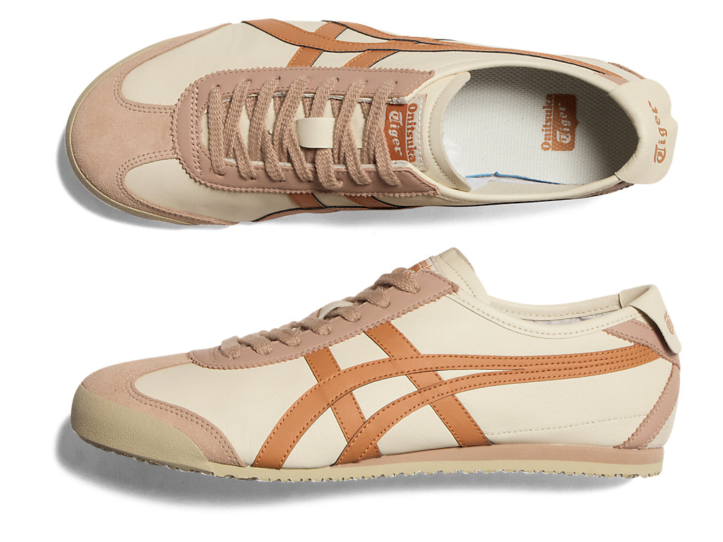Onitsuka Tiger Mexico 66 Sneakers - Birch / Rust Orange