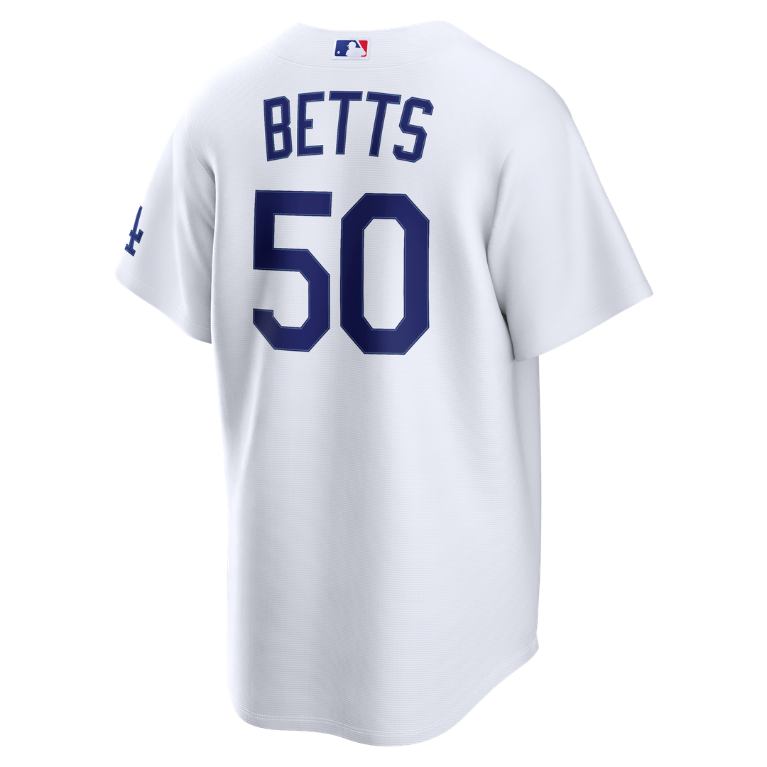 Mookie Betts Los Angeles Dodgers Nike Home Stadium Jersey - White