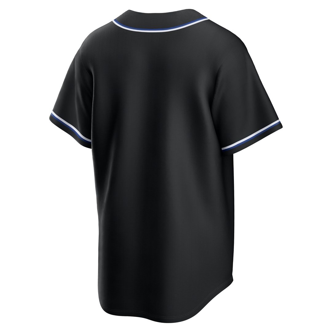 Kansas City Royals Nike Fashion Replica Black Out Jersey