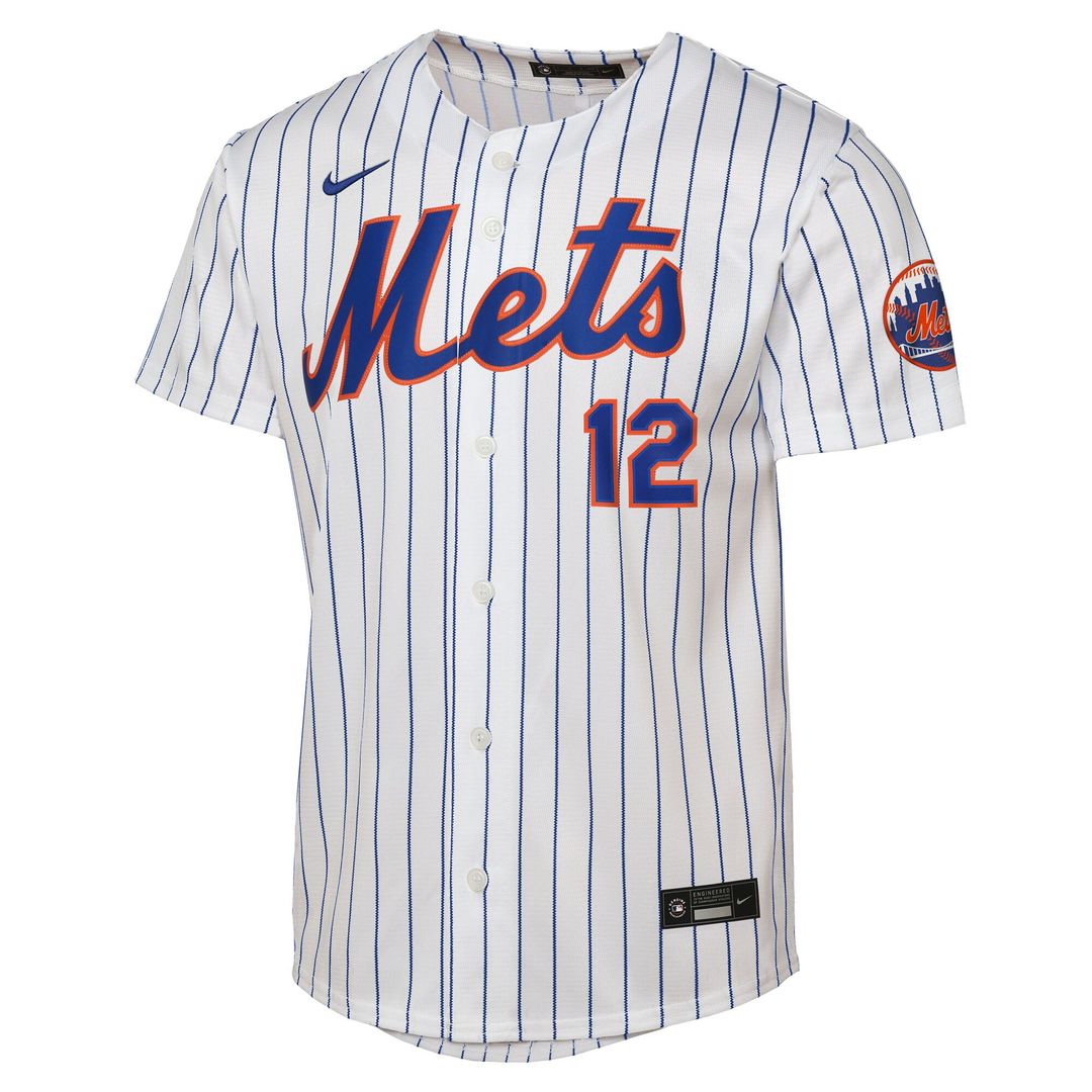 Francisco Lindor New York Mets Nike Youth Road Stadium Player Jersey - Gray