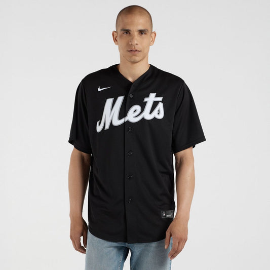 Francisco Lindor New York Mets Nike  Replica Player Jersey - Black