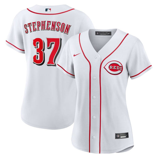 Tyler Stephenson Cincinnati Reds Nike Women's Home Replica Jersey - White