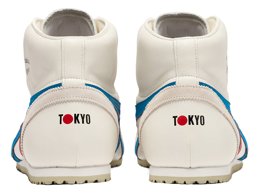 Onitsuka Tiger Mexico Mid Runner Sneakers - Cream / Directoire Blue