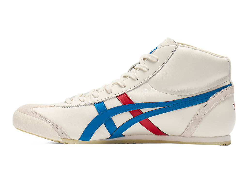 Onitsuka Tiger Mexico Mid Runner Sneakers - Cream / Directoire Blue