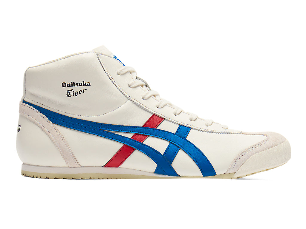 Onitsuka Tiger Mexico Mid Runner Sneakers - Cream / Directoire Blue