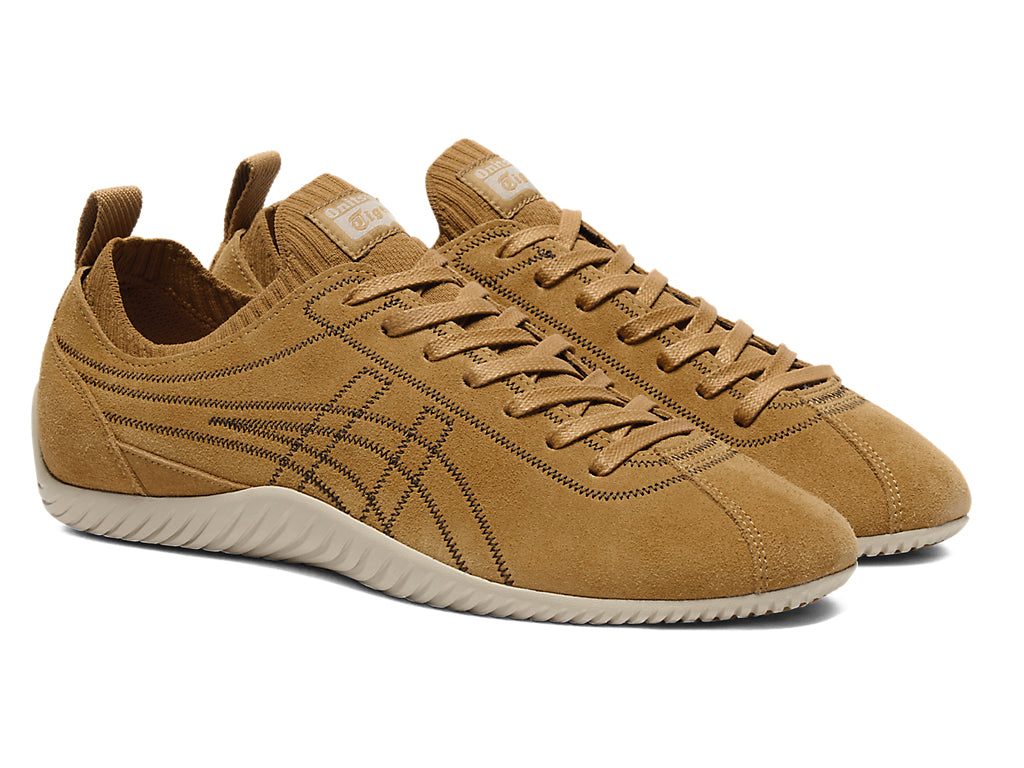Onitsuka Tiger Sclaw Sneakers - Tan Presidio / Black Coffee