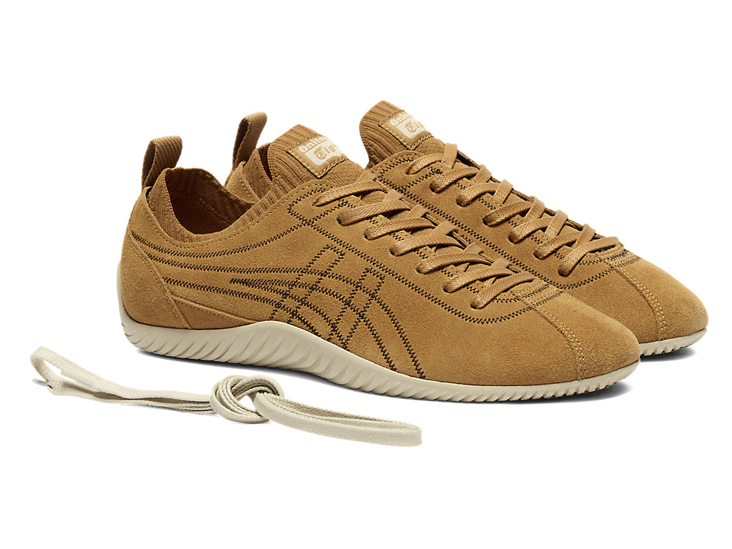 Onitsuka Tiger Sclaw Sneakers - Tan Presidio / Black Coffee