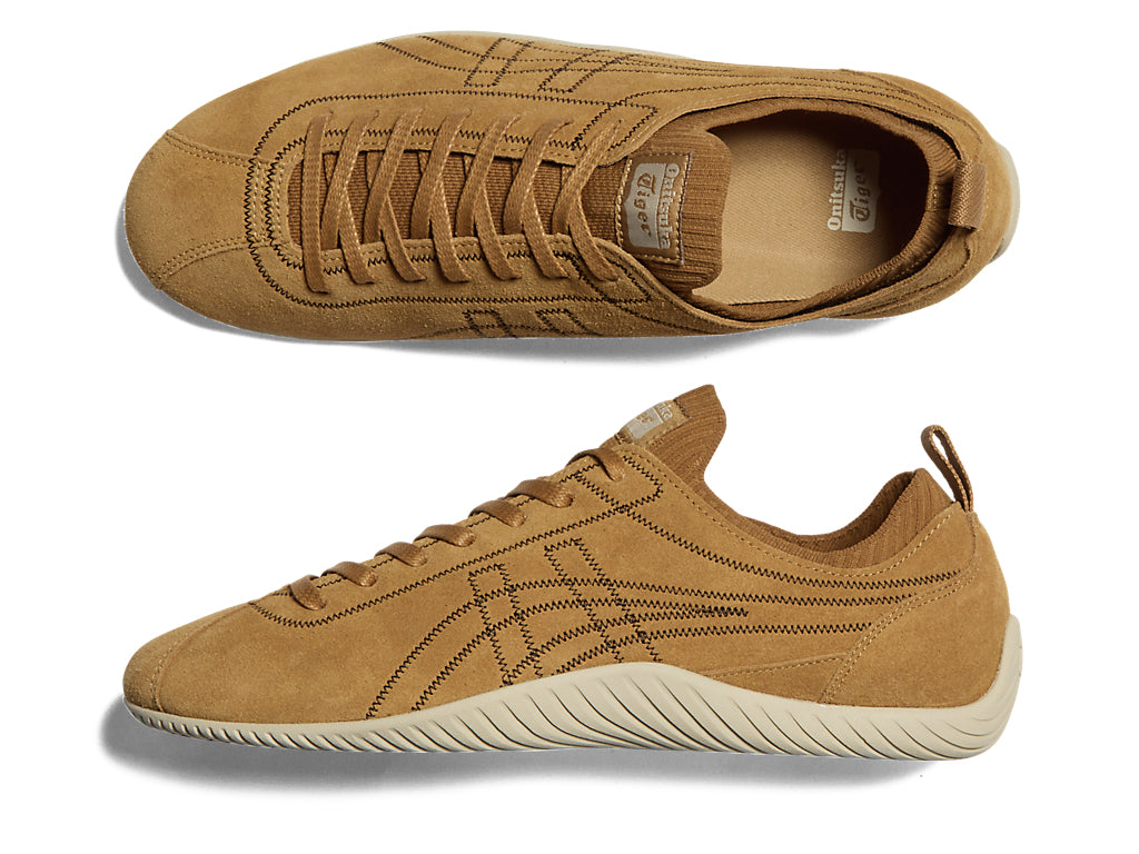 Onitsuka Tiger Sclaw Sneakers - Tan Presidio / Black Coffee