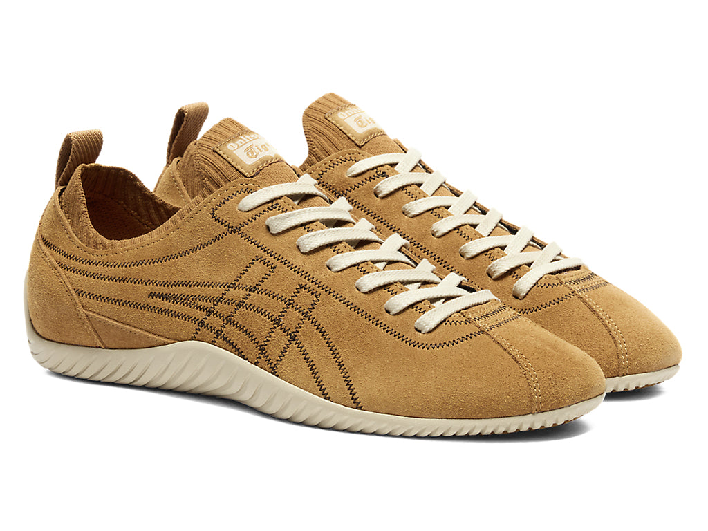 Onitsuka Tiger Sclaw Sneakers - Tan Presidio / Black Coffee