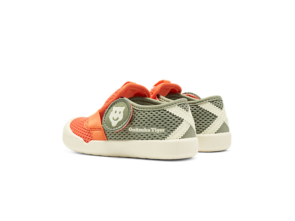 Onitsuka Tiger Mexico 66 Kids Sandal Sandals - Mikan Orange / Lichen Green