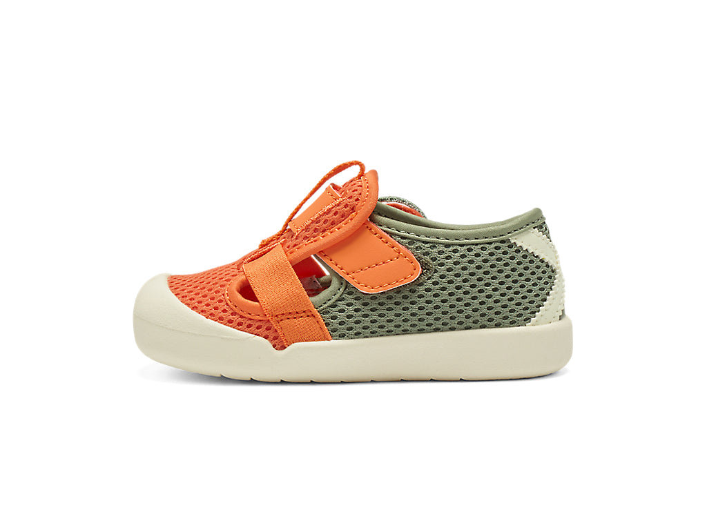 Onitsuka Tiger Mexico 66 Kids Sandal Sandals - Mikan Orange / Lichen Green