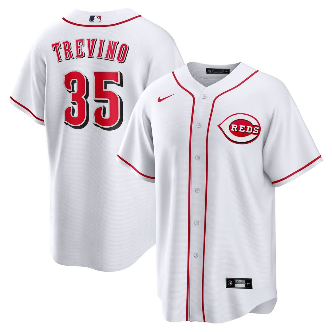 Jose Trevino Cincinnati Reds Nike Home Replica Jersey - White