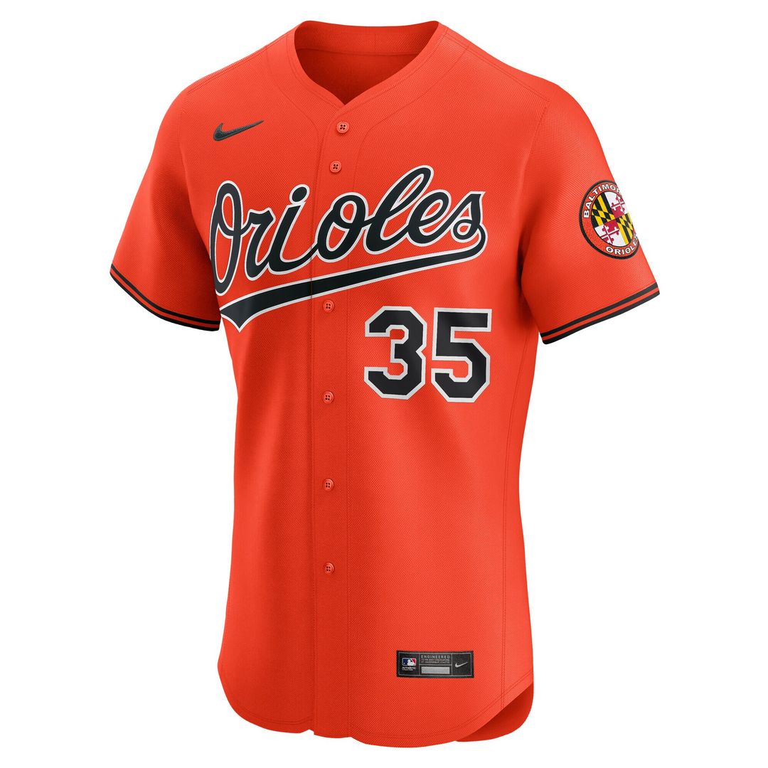 Adley Rutschman Baltimore Orioles Nike Alternate 2 Elite Jersey - Orange