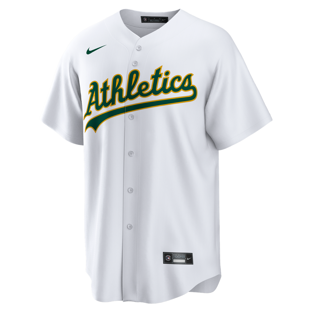 Nick Kurtz Athletics Nike Home Replica Jersey - White