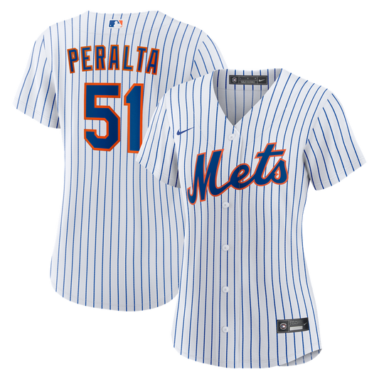 Freddy Peralta New York Mets Nike Women's Home Replica Jersey - White