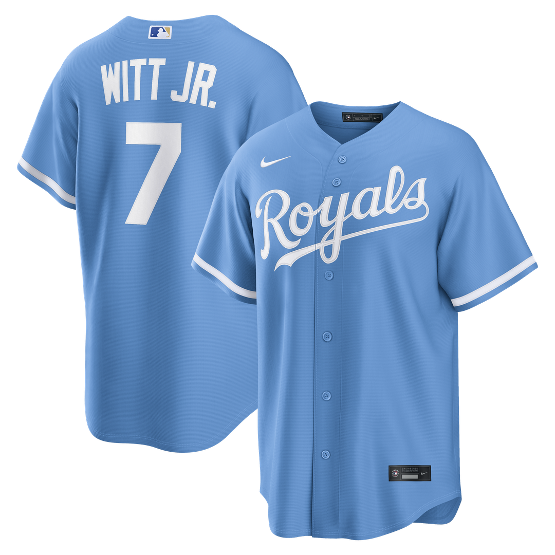Bobby Witt Jr. Kansas City Royals Nike Road Replica Jersey - Gray