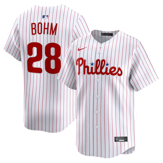 Alec Bohm Philadelphia Phillies Nike Home Limited Player Jersey - White