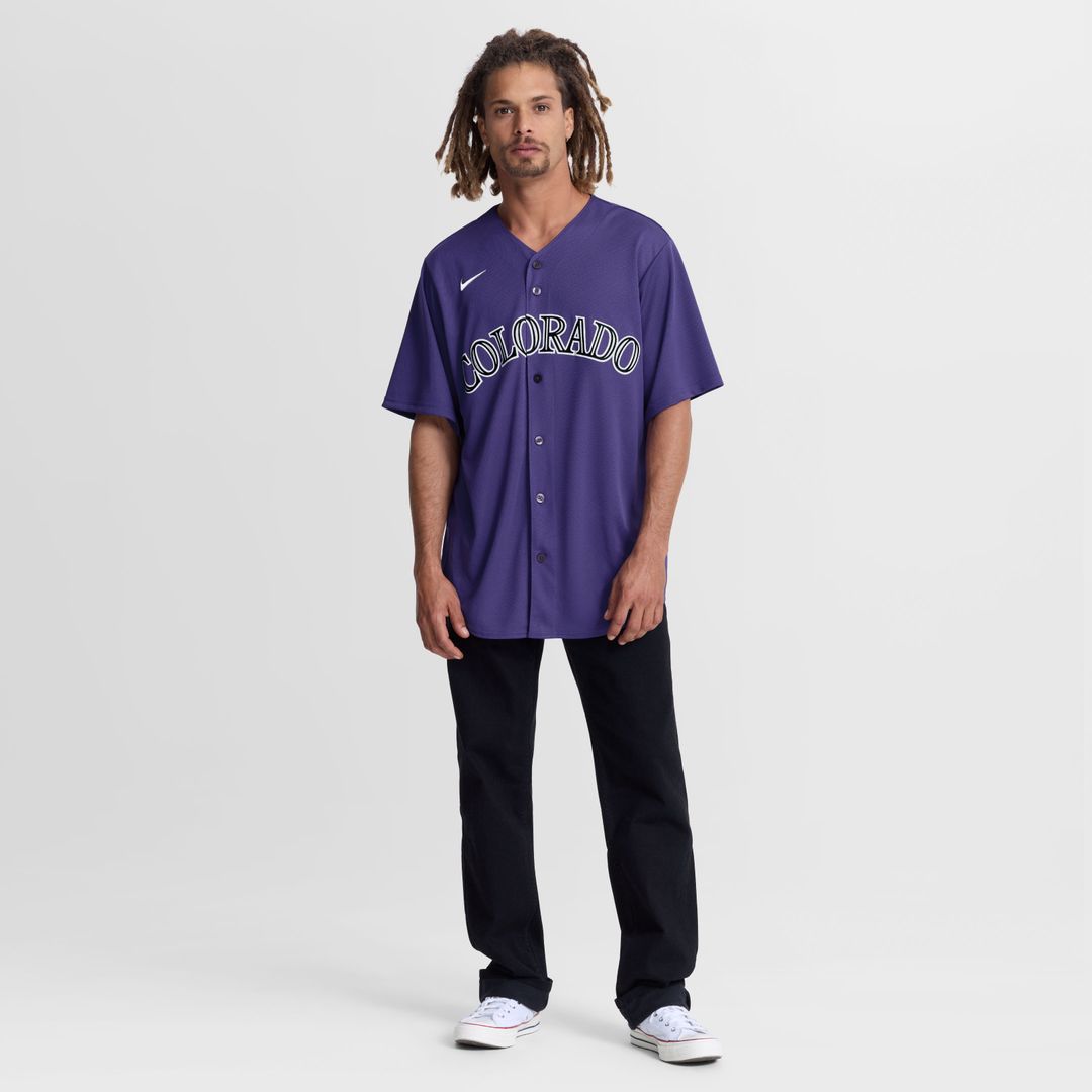 Colorado Rockies Nike Alternate Replica Jersey - Purple