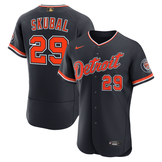 Tarik Skubal Detroit Tigers Nike Alternate MLB Awards Authentic Jersey - Navy