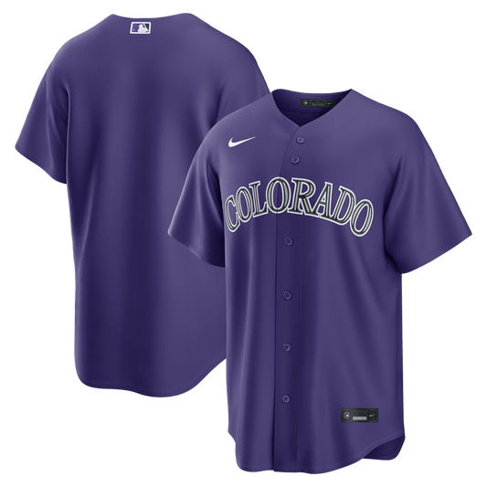 Colorado Rockies Nike Alternate Replica Jersey - Purple