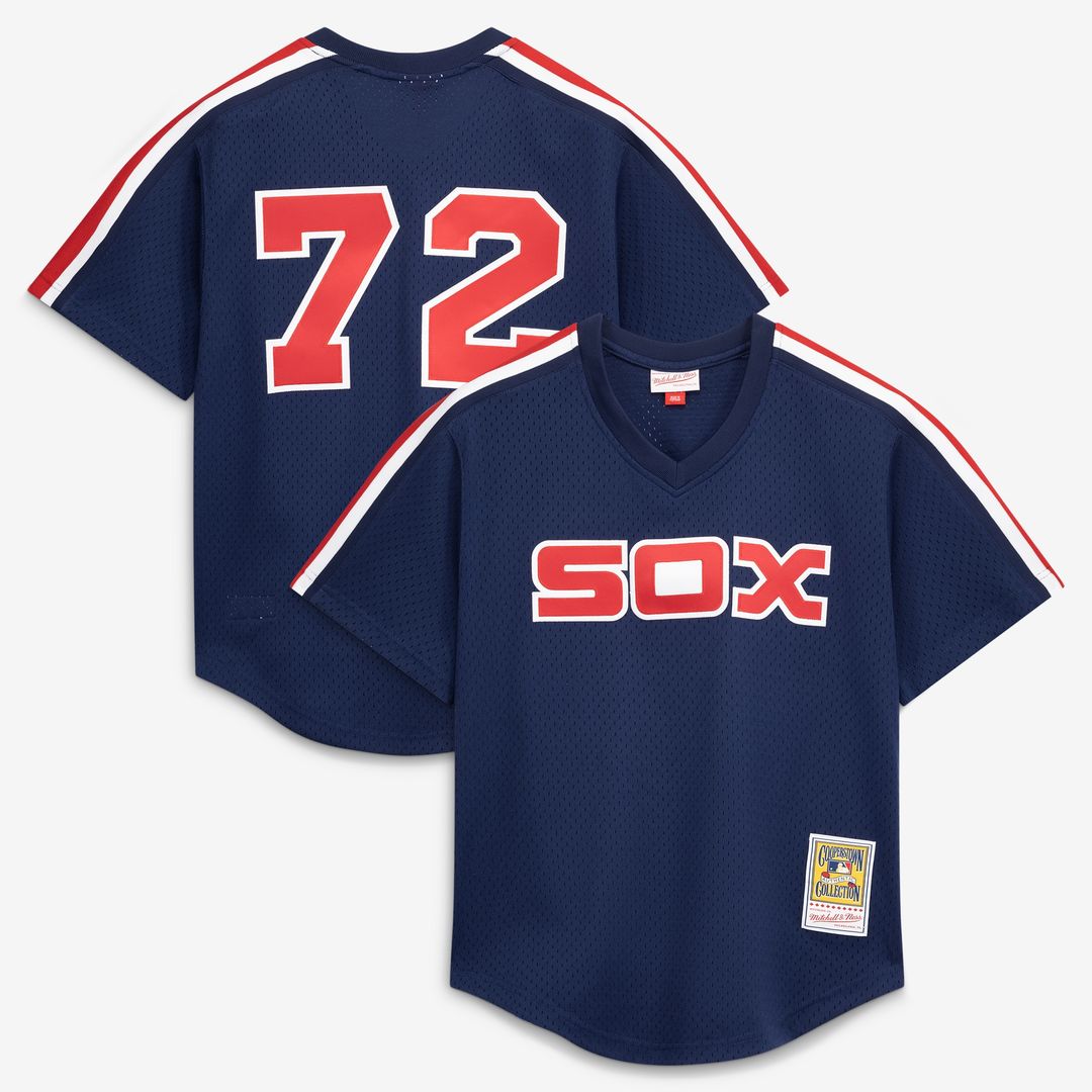 Carlton Fisk Chicago White Sox Mitchell & Ness Authentic Batting Practice Jersey - White