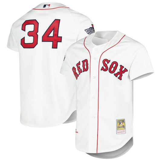 David Ortiz Boston Red Sox Mitchell & Ness Cooperstown Collection Authentic Jersey - White