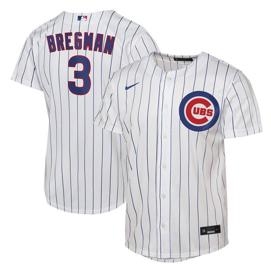 Alex Bregman Chicago Cubs Nike Youth Home Replica Jersey - White