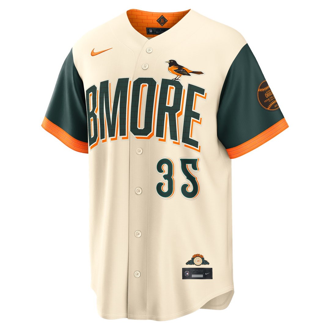 Adley Rutschman Baltimore Orioles Nike 2026 City Connect Stadium Jersey - Cream