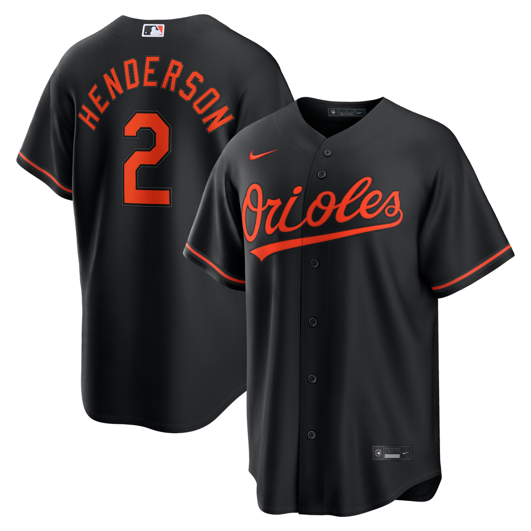 Gunnar Henderson Baltimore Orioles Nike Road Replica Jersey - Gray