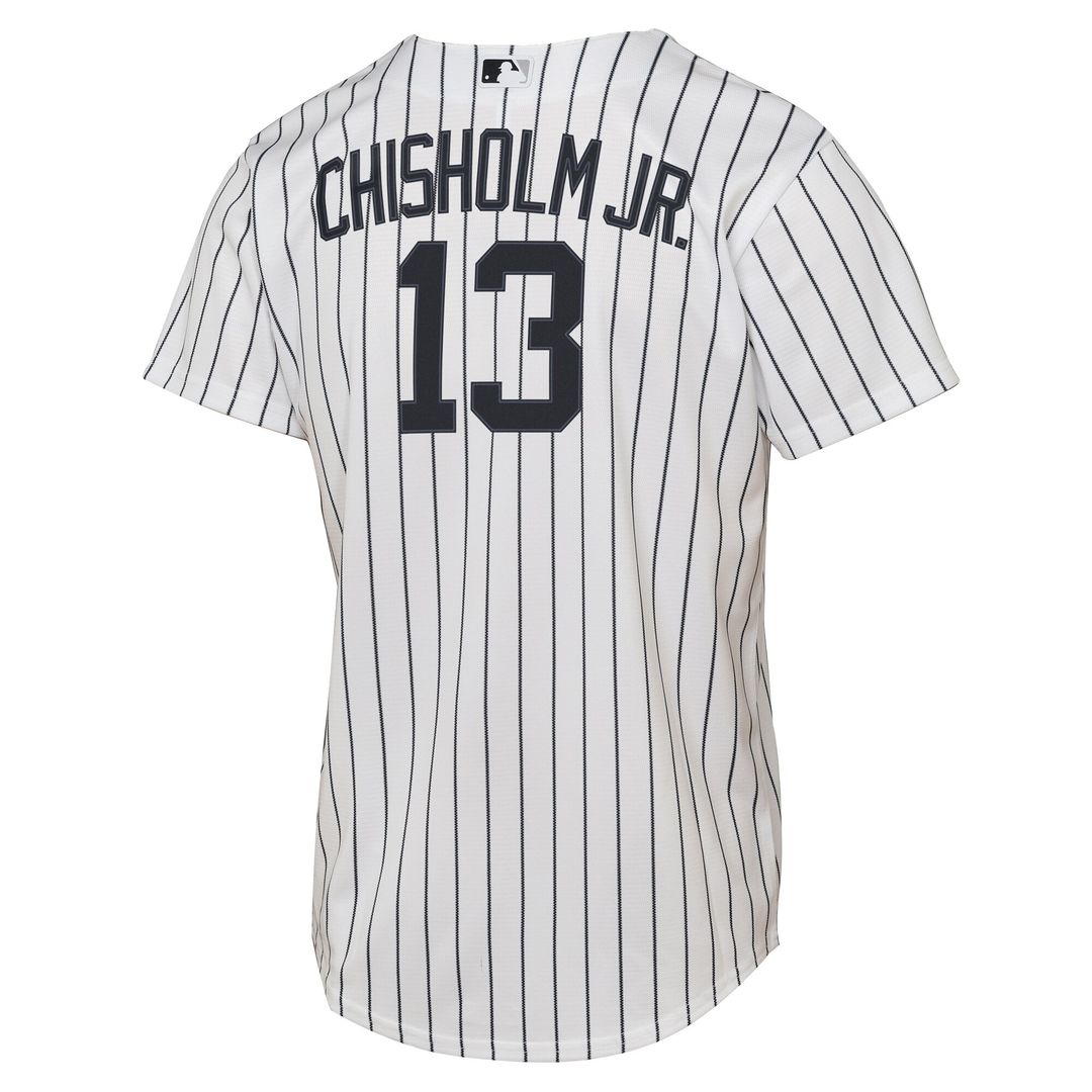 Jazz Chisholm Jr. New York Yankees Nike Youth Home Replica Jersey - White
