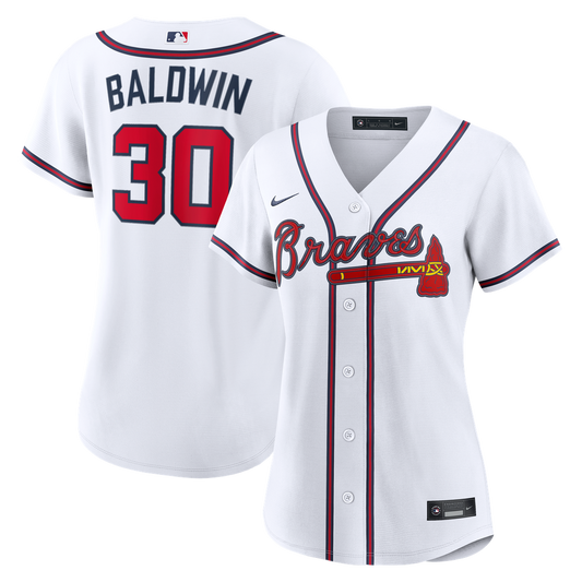 Drake Baldwin Atlanta Braves Nike Women's Home Replica Jersey - White