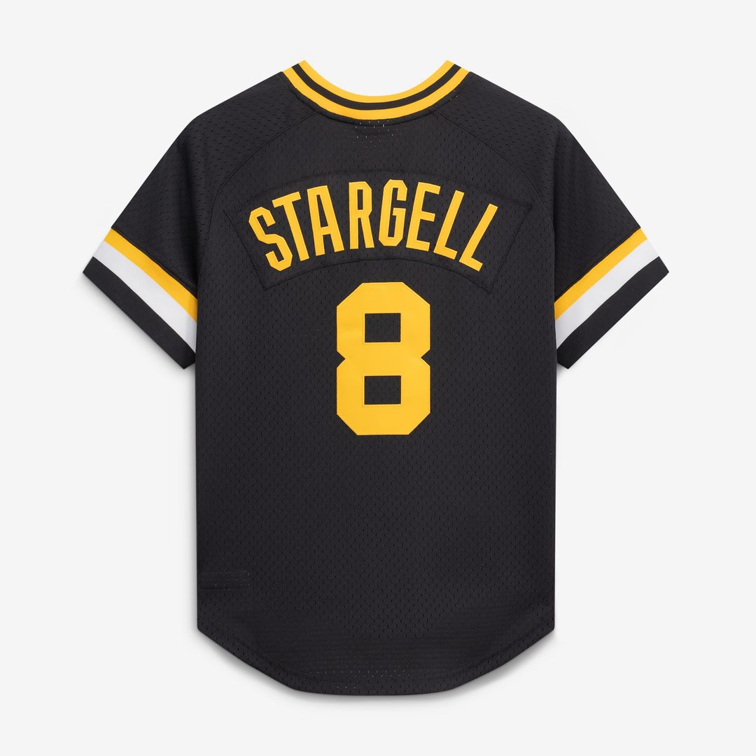 Willie Stargell Pittsburgh Pirates Mitchell & Ness Authentic Batting Practice Jersey - Black
