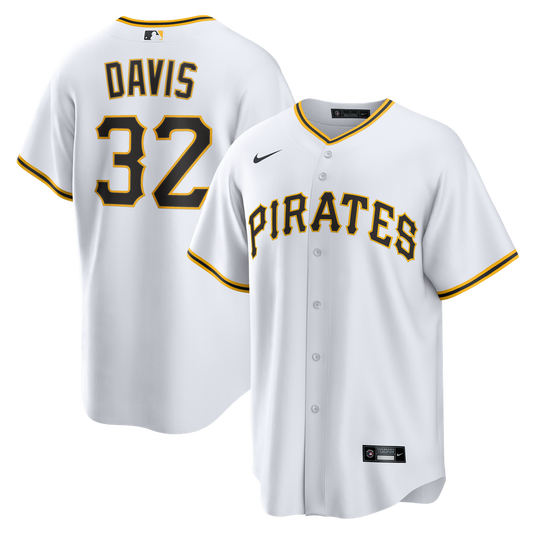 Henry Davis Pittsburgh Pirates Nike Home Replica Jersey - White