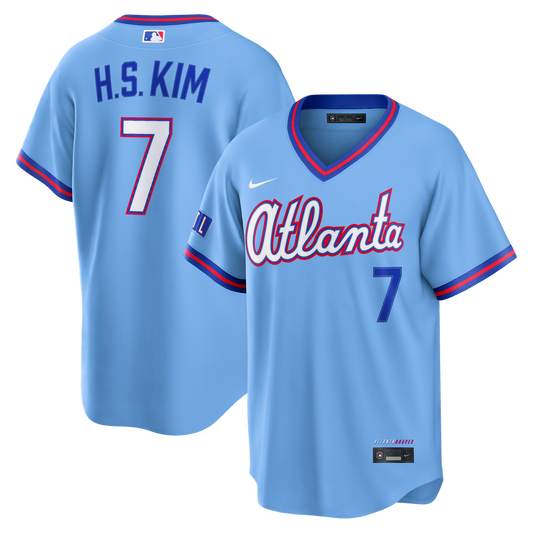 Ha-Seong Kim Atlanta Braves Nike 2026 City Connect Stadium Jersey - Powder Blue
