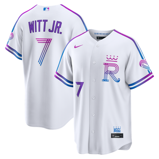 Bobby Witt Jr. Kansas City Royals Nike 2026 City Connect Stadium Jersey - White