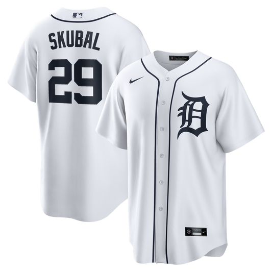 Tarik Skubal Detroit Tigers Nike Home Replica Jersey - White