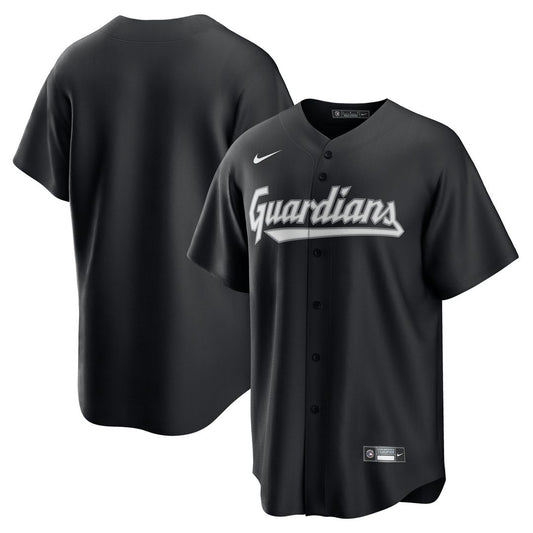 Cleveland Guardians Nike Replica Jersey - Black