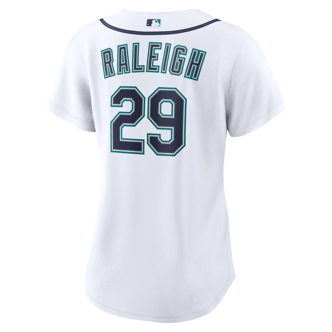 Cal Raleigh Seattle Mariners Nike Women's Home Replica Jersey - White