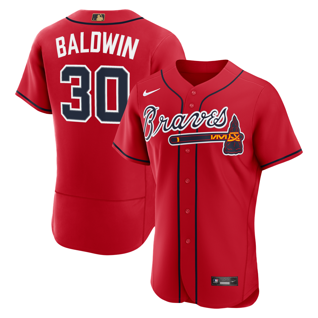 Drake Baldwin Atlanta Braves Nike MLB Awards Authentic Jersey - Red