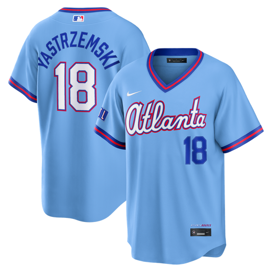Mike Yastrzemski Atlanta Braves Nike 2026 City Connect Stadium Jersey - Powder Blue