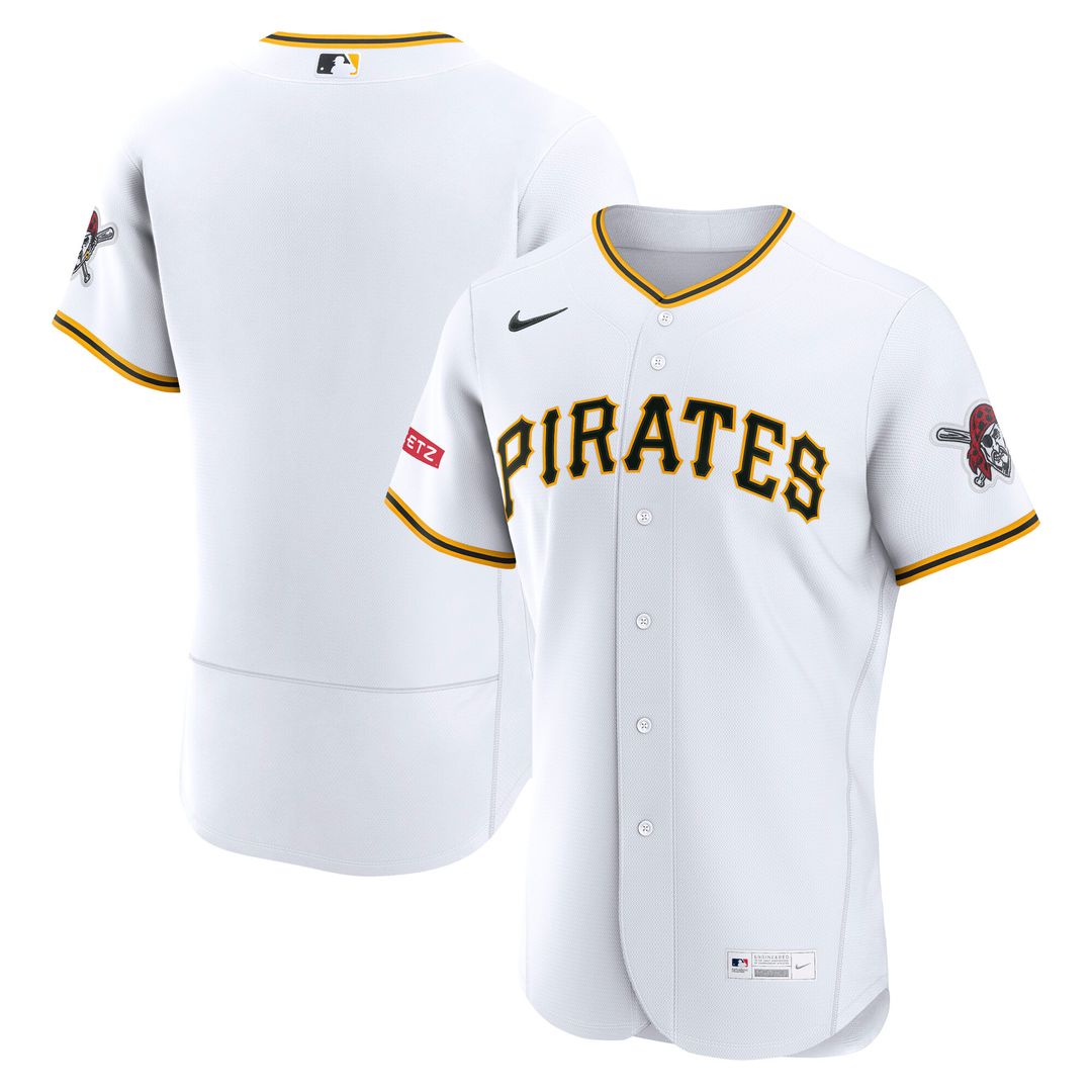 Pittsburgh Pirates Nike Home Authentic Jersey - White