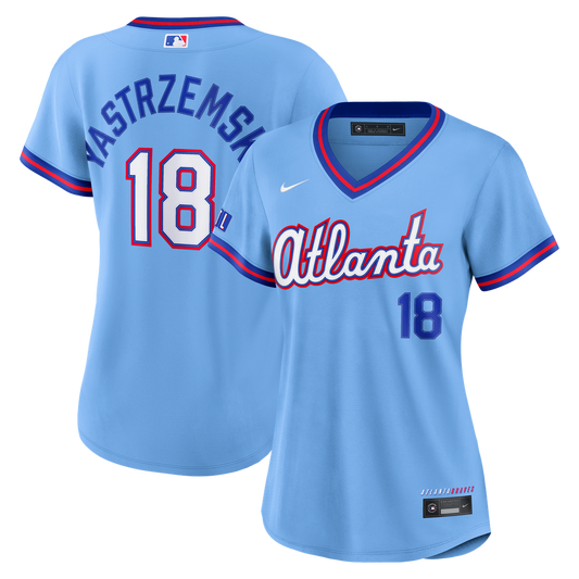 Mike Yastrzemski Atlanta Braves Nike Women's 2026 City Connect Stadium Jersey - Powder Blue