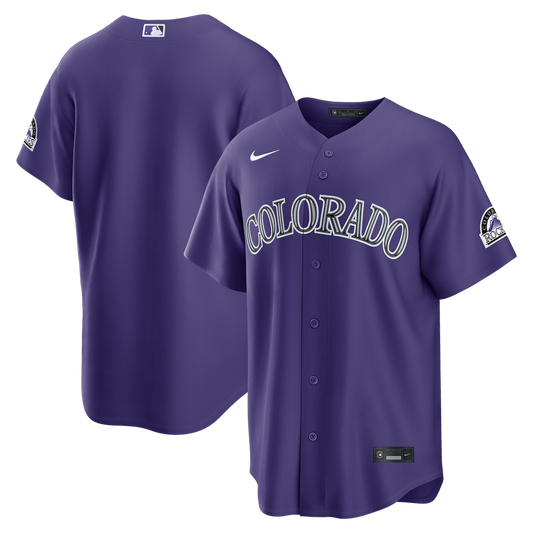 Colorado Rockies Nike  Alternate Stadium Jersey - Purple