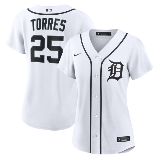 Gleyber Torres Detroit Tigers Nike Women's Home Replica Jersey - White